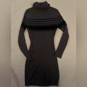 Arizona Jeans Co. Grey Turtleneck Sweater Dress🩶